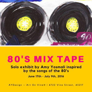 80s Mix Tape Social Media Exhibit